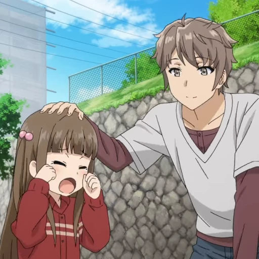 🙂 Стикер «Sakuta Azusagawa» для Telegram