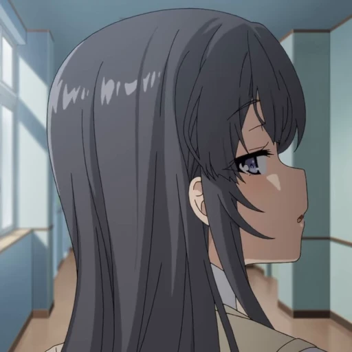 😟 Стикер «Sakuta Azusagawa» для Telegram