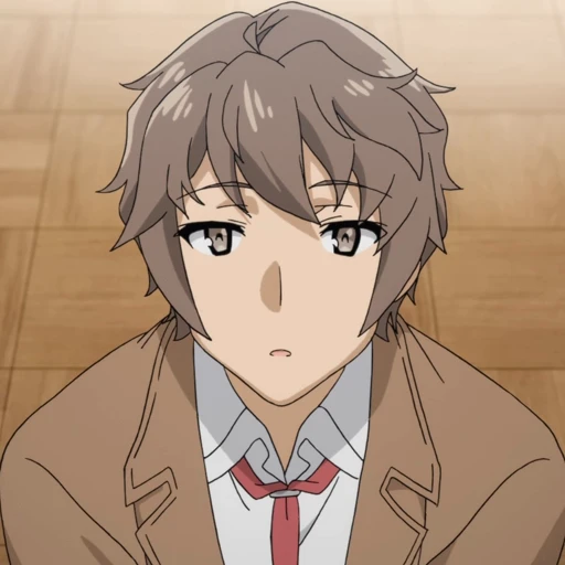 😐 Стикер «Sakuta Azusagawa» для Telegram