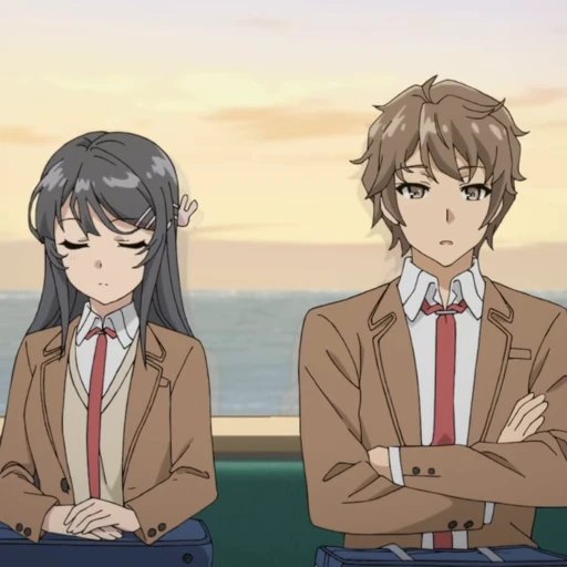 🚆 Стикер «Sakuta Azusagawa» для Telegram