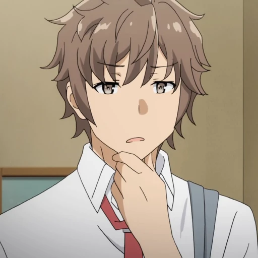 🤔 Стикер «Sakuta Azusagawa» для Telegram