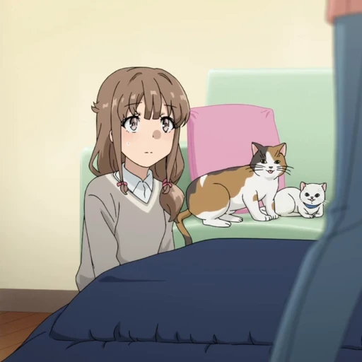 🔪 Стикер «Sakuta Azusagawa» для Telegram