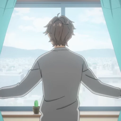 🌅 Стикер «Sakuta Azusagawa» для Telegram
