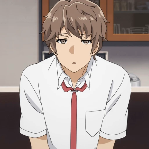 😮 Стикер «Sakuta Azusagawa» для Telegram
