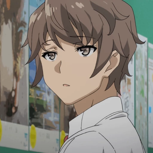 😏 Стикер «Sakuta Azusagawa» для Telegram