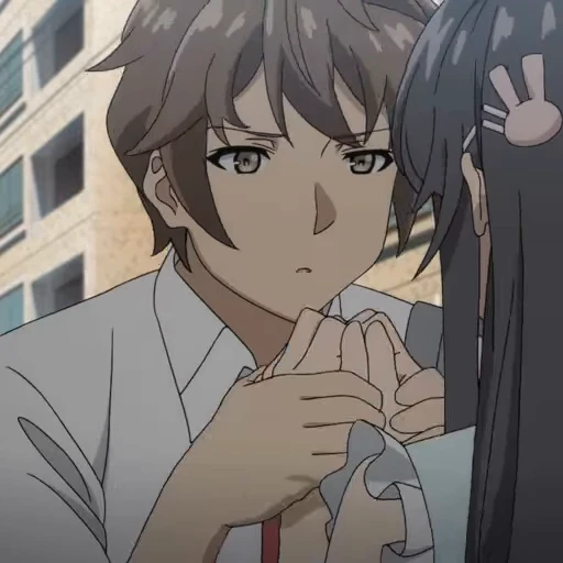 🙏 Стикер «Sakuta Azusagawa» для Telegram
