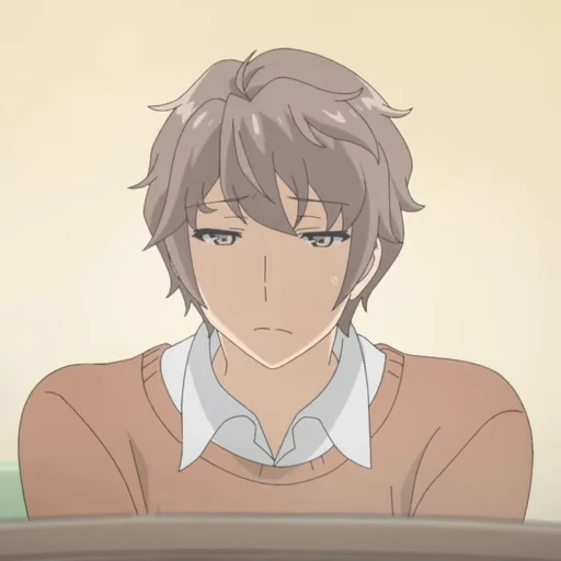 😠 Стикер «Sakuta Azusagawa» для Telegram