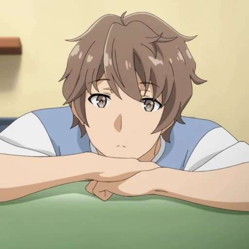 🤨 Стикер «Sakuta Azusagawa» для Telegram