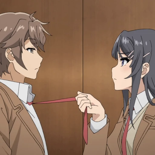 👔 Стикер «Sakuta Azusagawa» для Telegram