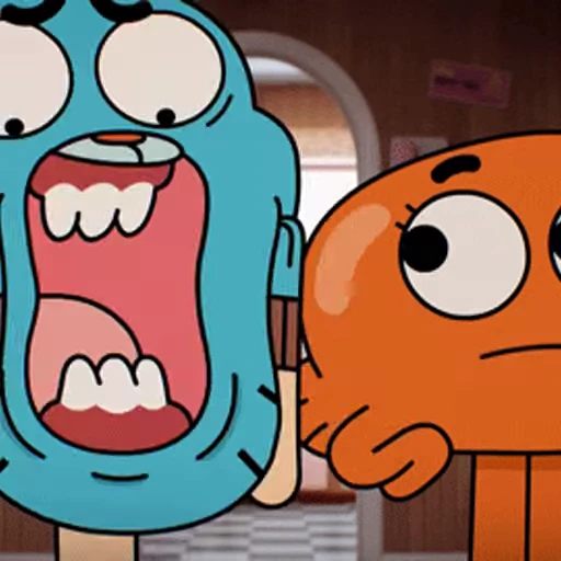 😨 Стикер «Darwin Watterson» для Telegram