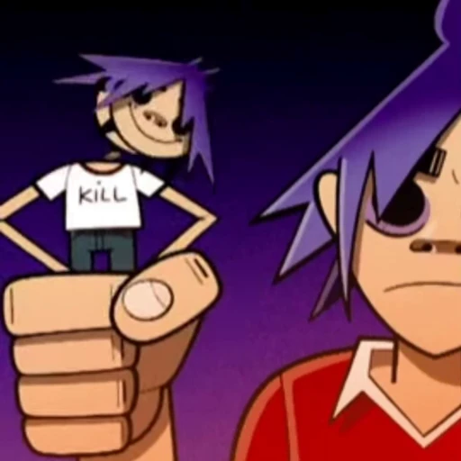 😈 Стикер «Gorillaz» для Telegram