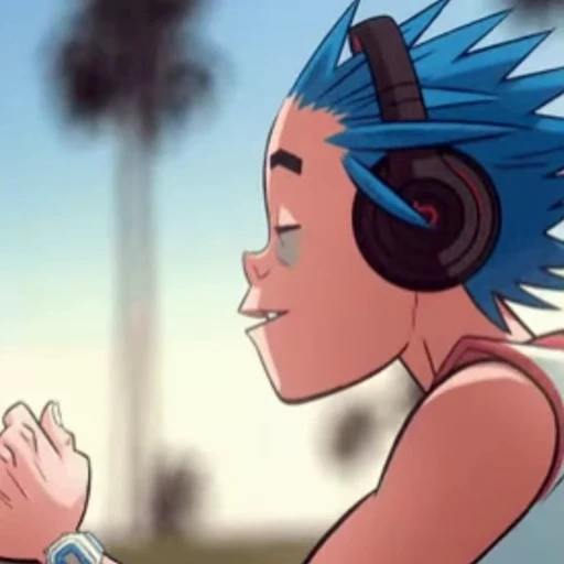🏃‍♂️ Стикер «Gorillaz» для Telegram