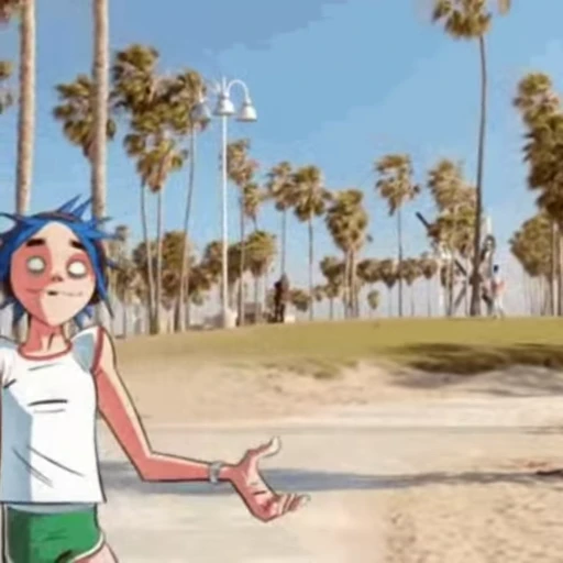 🛼 Стикер «Gorillaz» для Telegram