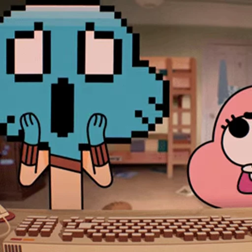 🫣 Стикер «Gumball» для Telegram