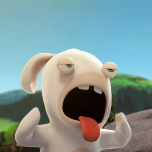 🥵 Стикер «rabbids» для Telegram