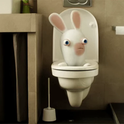🚽 Стикер «rabbids» для Telegram