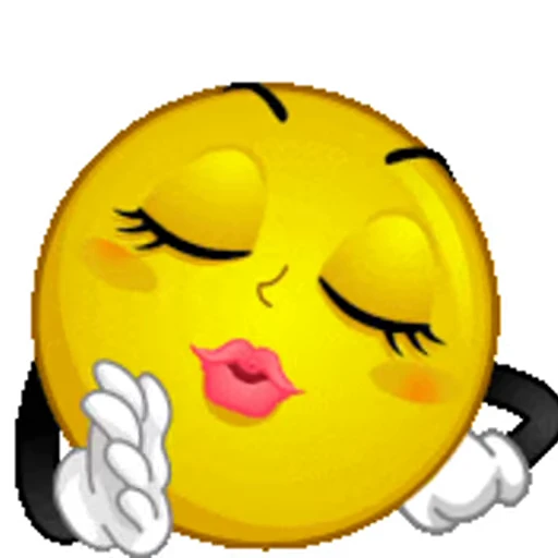 😘 Стикер «S M I L E S» для Telegram