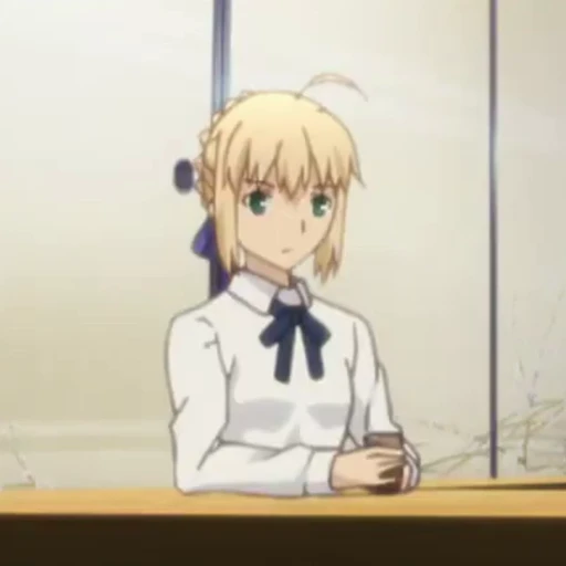 😐 Стикер «Artoria Saber UBW» для Telegram