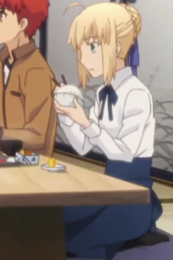 😋 Стикер «Artoria Saber UBW» для Telegram
