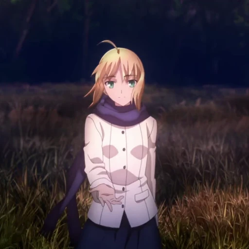 🙂 Стикер «Artoria Saber UBW» для Telegram