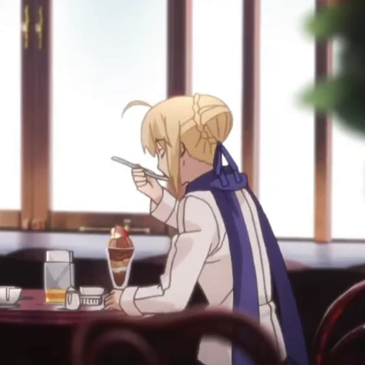 😋 Стикер «Artoria Saber UBW» для Telegram