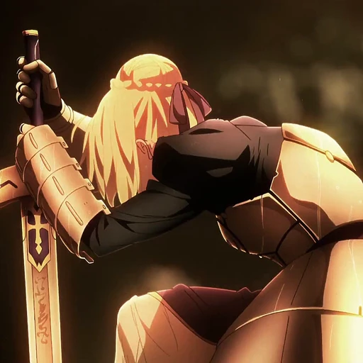 😕 Стикер «Artoria Saber UBW» для Telegram