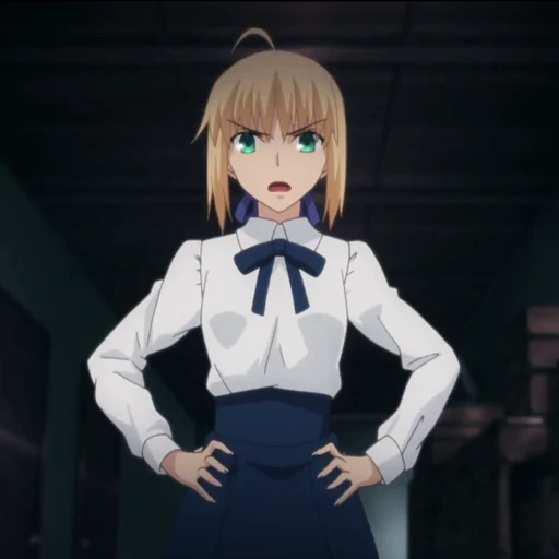 😠 Стикер «Artoria Saber UBW» для Telegram