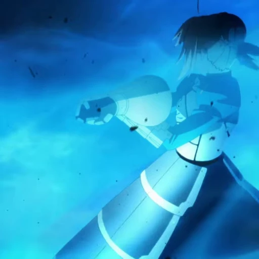 🟦 Стикер «Artoria Saber UBW» для Telegram