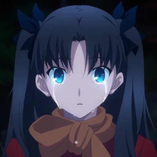 😭 Стикер «Rin Tohsaka Рин Тосака» для Telegram