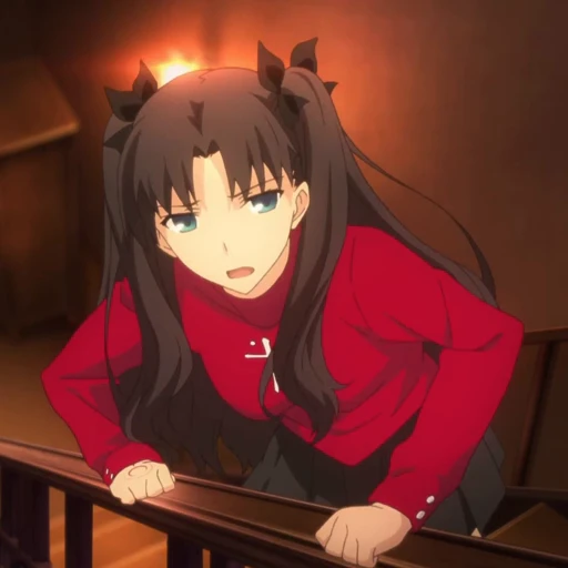 🤨 Стикер «Rin Tohsaka Рин Тосака» для Telegram