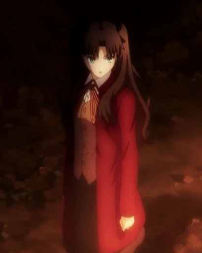 😟 Стикер «Rin Tohsaka Рин Тосака» для Telegram