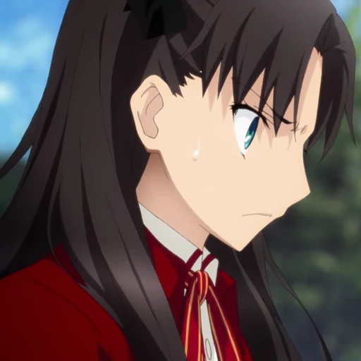 😠 Стикер «Rin Tohsaka Рин Тосака» для Telegram