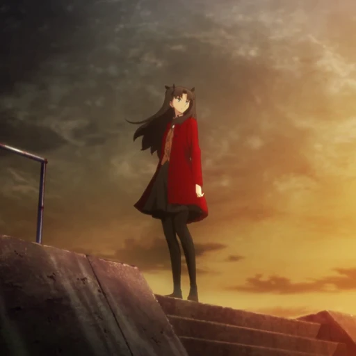 🌅 Стикер «Rin Tohsaka Рин Тосака» для Telegram