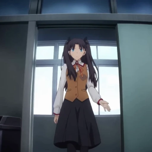 🧐 Стикер «Rin Tohsaka Рин Тосака» для Telegram