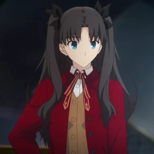 😮‍💨 Стикер «Rin Tohsaka Рин Тосака» для Telegram