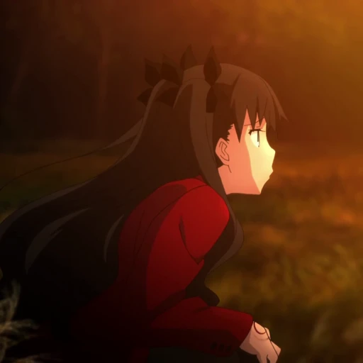😟 Стикер «Rin Tohsaka Рин Тосака» для Telegram