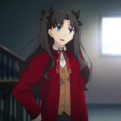 🙂 Стикер «Rin Tohsaka Рин Тосака» для Telegram