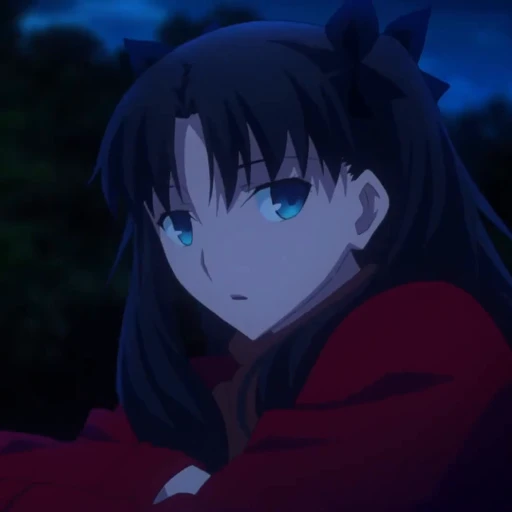 😕 Стикер «Rin Tohsaka Рин Тосака» для Telegram