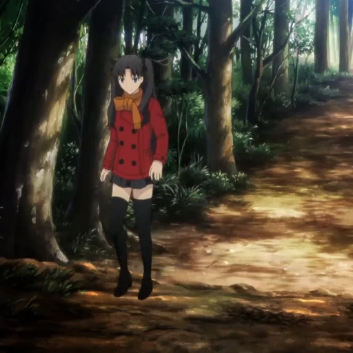 🤯 Стикер «Rin Tohsaka Рин Тосака» для Telegram