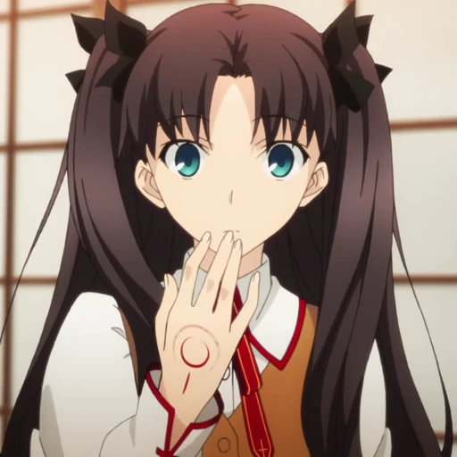 🤭 Стикер «Rin Tohsaka Рин Тосака» для Telegram