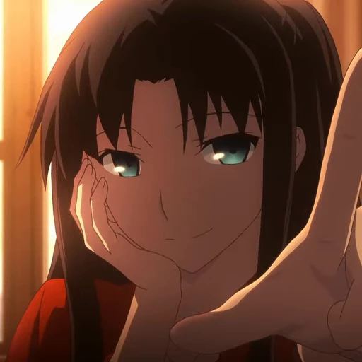😏 Стикер «Rin Tohsaka Рин Тосака» для Telegram