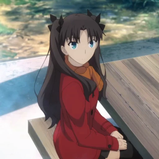 😔 Стикер «Rin Tohsaka Рин Тосака» для Telegram