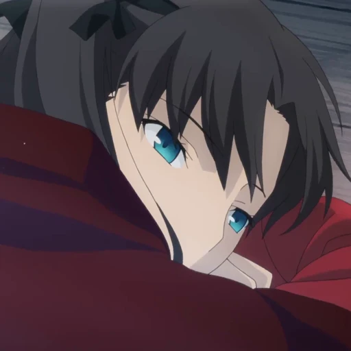 😴 Стикер «Rin Tohsaka Рин Тосака» для Telegram