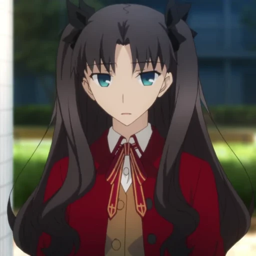 ☹️ Стикер «Rin Tohsaka Рин Тосака» для Telegram