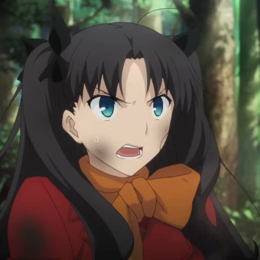 😠 Стикер «Rin Tohsaka Рин Тосака» для Telegram