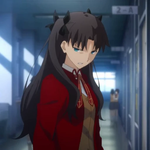 🤨 Стикер «Rin Tohsaka Рин Тосака» для Telegram