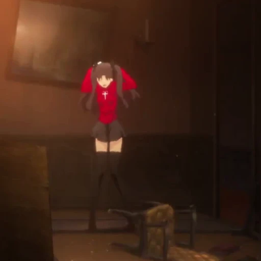 🫨 Стикер «Rin Tohsaka Рин Тосака» для Telegram
