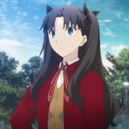😮‍💨 Стикер «Rin Tohsaka Рин Тосака» для Telegram