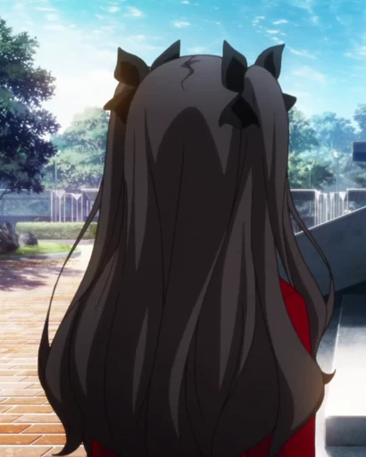 🤨 Стикер «Rin Tohsaka Рин Тосака» для Telegram
