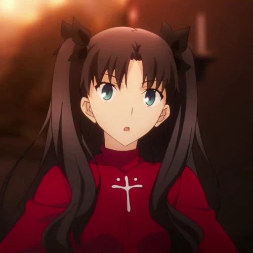 😧 Стикер «Rin Tohsaka Рин Тосака» для Telegram